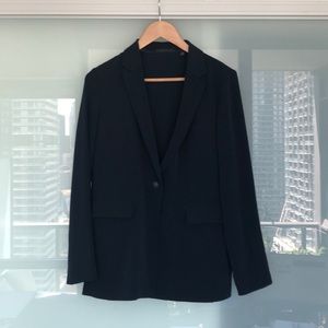 Uniqlo Navy Oversized Blazer